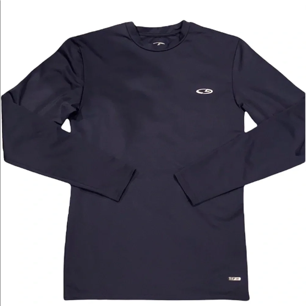CG by Champion boys duo dry long sleeve top dark blue size Small